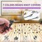 1501 Pieces 6 Colors 4 Styles Brass Tube Crimp Beads with Bead Crimping Pliers Kit, Including Brass Tube Crimp Beads & Crimp Beads Knot Covers & Wire Guardians & Iron Bead Tips Knot Covers